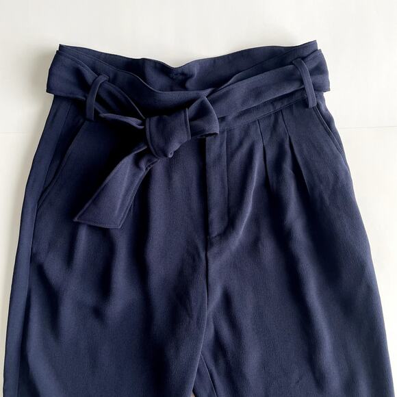 NWT SÉZANE Austin Trousers Navy High Waisted Pants Size 6 - Picture 4 of 16
